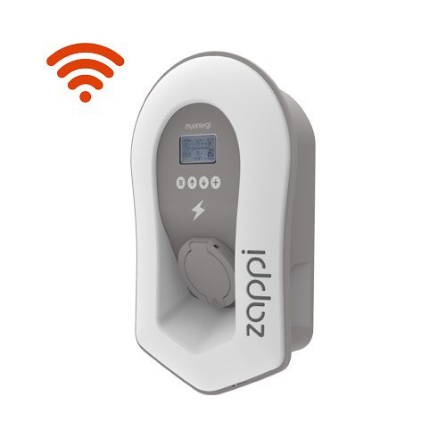zappi EV Charger 7kW to 22kW Untethered White - Waxman Energy
