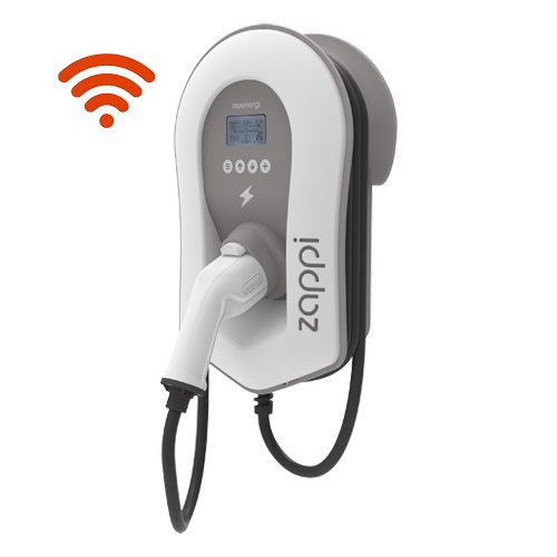 Waxman Energy zappi EV Charger 7kW to 22kW Tethered White